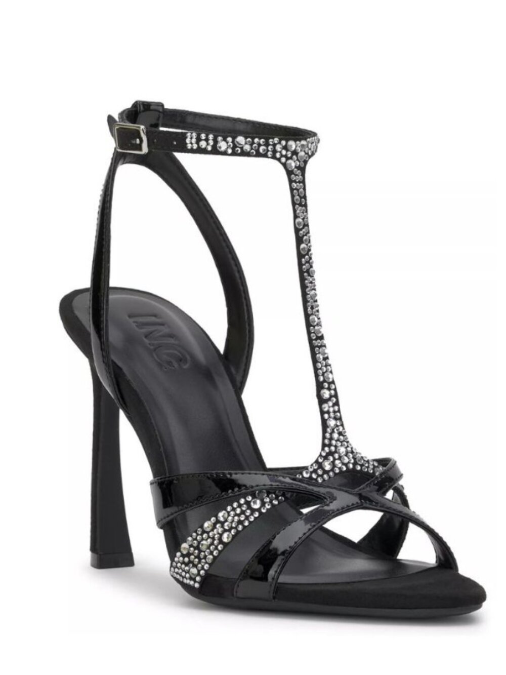 99$ I.N.C. International Concepts Laesta Stiletto Evening Sandals Size 9.5 Black